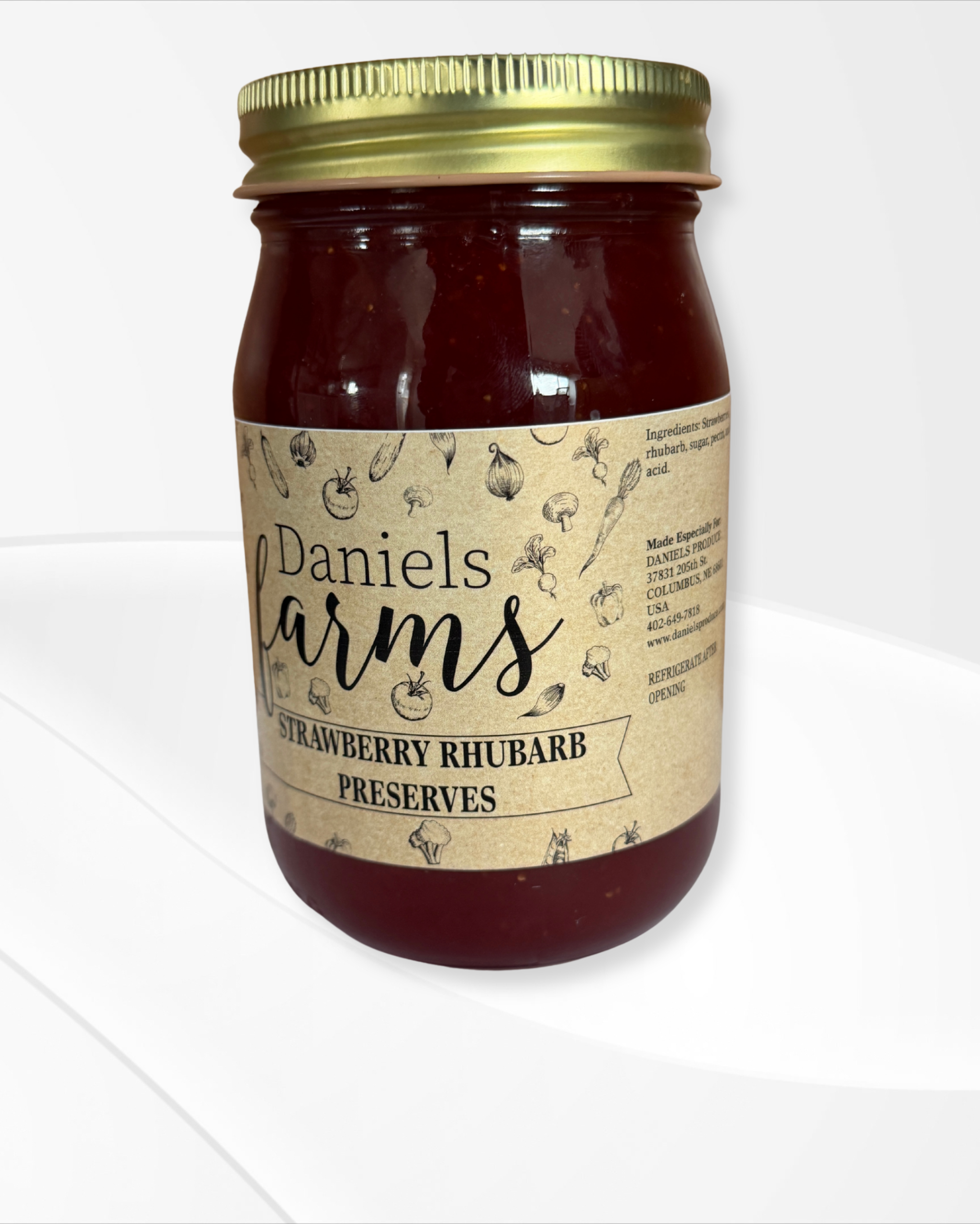 Strawberry Rhubarb Preserves
